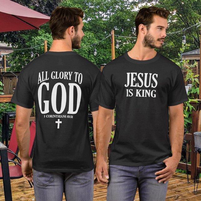 T-shirt Gloire à Dieu chrétien (Créateur téléchargé)