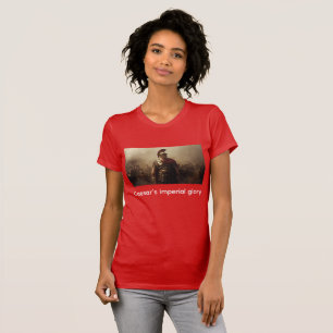 T-shirt Gloire impériale de César rouge