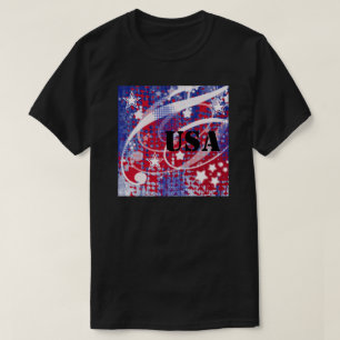 T-shirt Gloire rouge, blanche et bleue Personnalisée