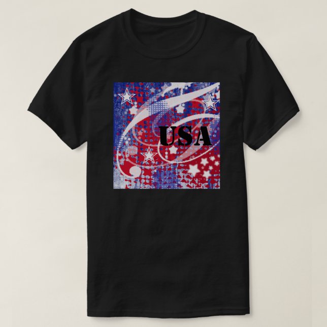 T-shirt Gloire rouge, blanche et bleue Personnalisée (Design devant)