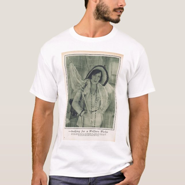 T-shirt Gloria Swanson 1928 (Devant)