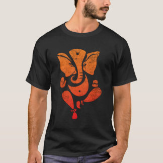 T-shirt Glorieux Lord Ganesha En Style Vintage