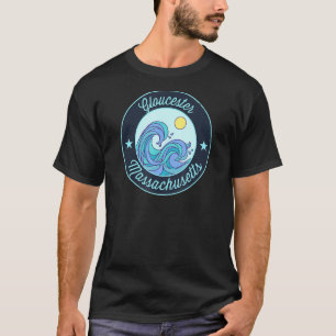 T-shirt Gloucester Ma Massachusetts Souvenir Surf nautique