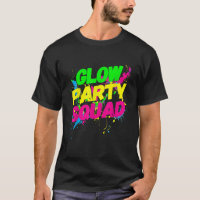 Glow Party Squad Paint Splatter Effet Glow Party