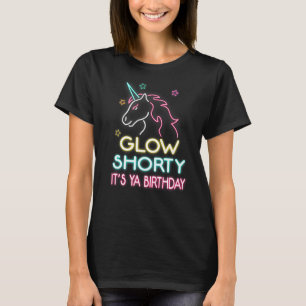T-shirt Glow Shorty C'est votre fête de la lueur d'anniver