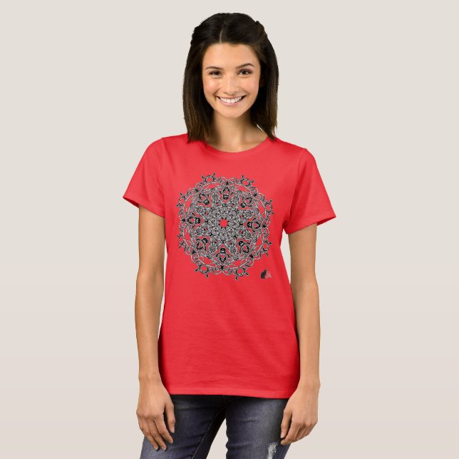 T-shirt Glyphe octa vivace (Devant entier)