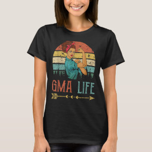 T-shirt Gma Life Femmes Rosie Vintage Retro Décor Grand-mè
