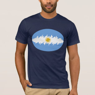 T-shirt Gnarly de drapeau de l'Argentine