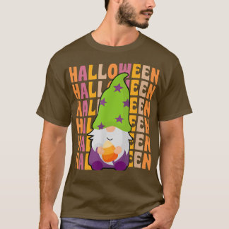 T-shirt Gnome avec bonbons 70s 80s Style Rétro Vintage Hal