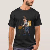 T-Shirt Gnome avec un Panier | Cadeau Gnome Victor