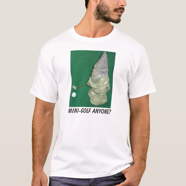T-shirt Gnome de Mini-Golf (Devant)