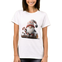 Gnome de Noël mignonne avec un Sucre de canne sur 