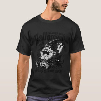 T-shirt Gnome d'Halloween et un Fantôme Effrayant Gala Fan