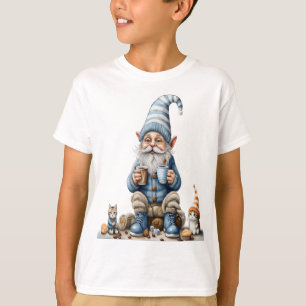 T-shirt Gnome et saison d'hiver