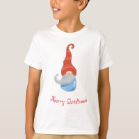 T-Shirt Gnome Funny - Joli Jardin Gnome Mème Tee