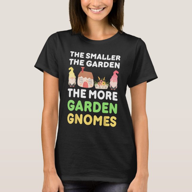 T-shirt Gnome Gardening For Gnome  Gardener Gnomes Addict  (Devant)