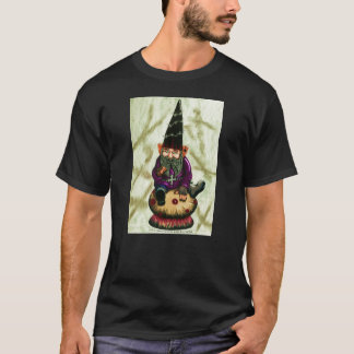 T-shirt Gnome gothique et champignon de jardin