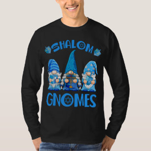 T-shirt Gnome Hanoukka Drôle Juif Shalom Gnomes Chanukah