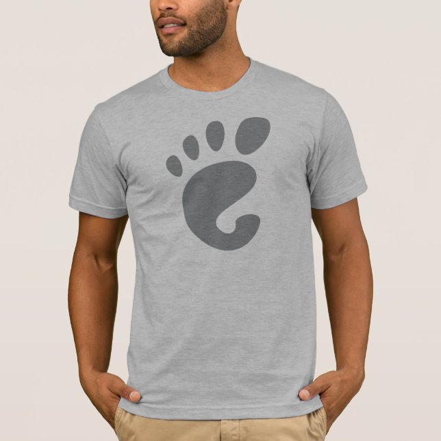 T-shirt Gnome - Linux - OSS FSF (Devant)