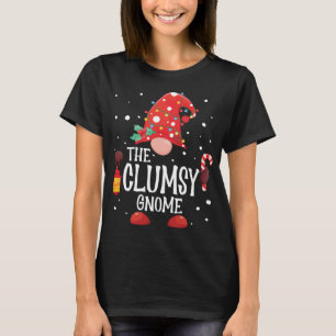 T-shirt Gnome maladroit jumelé famille Noël Gnome P