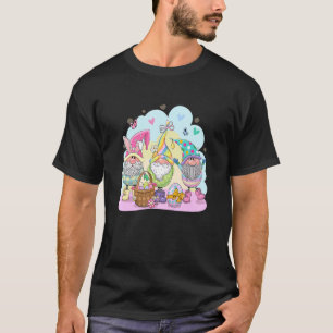 T-shirt Gnome mignonne Femmes de Pâques heureux Ado d'oeuf