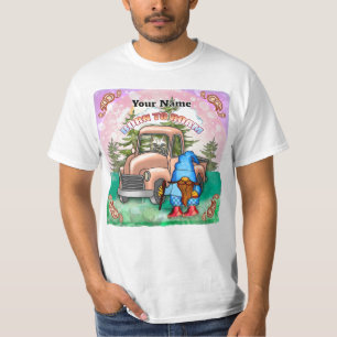 T-shirt Gnome né pour errer
