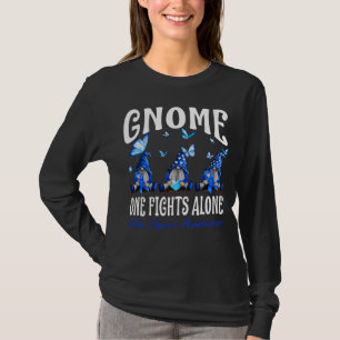 T-shirt Gnome One combat seul Colon Cancer Sensibilisation