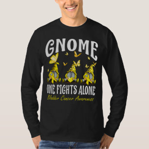 T-shirt Gnome One Fights Alone Bladder Cancer Awareness