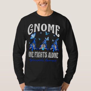 T-shirt Gnome One Fights Alone Hydrocephalus Awareness