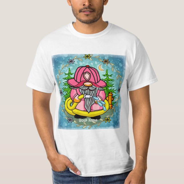 T-shirt Gnome pompier  (Devant)