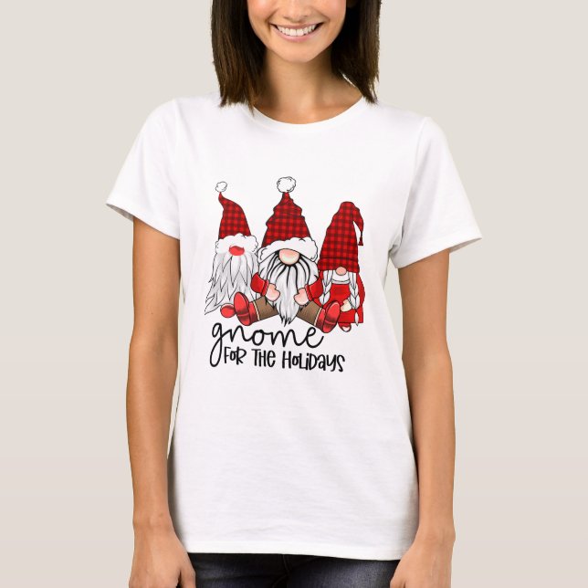 T-shirt Gnome pour les vacances, mignon (Devant)