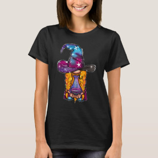T-shirt Gnome Witch Halloween Pumpkin Autumn Fall Holiday 