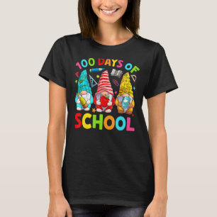 T-shirt Gnomes 100 Jours D'École Joyeux 100E Jour Kids Tea