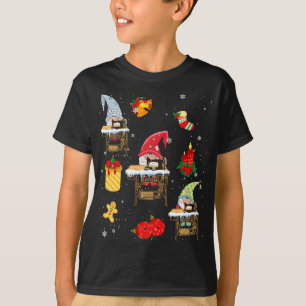 T-shirt Gnomes à coudre mignons Gnomes à Noël amusants Gno