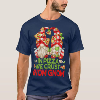 T-shirt Gnomes Amoureux De Pizza Pour Femmes Et Hommes À P
