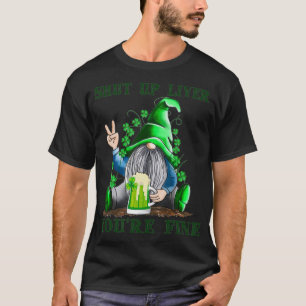 T-shirt Gnomes Boire Saint Patricks Fermé Foie Votre