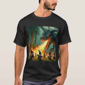 T-shirt Gnomes contre Dragon
