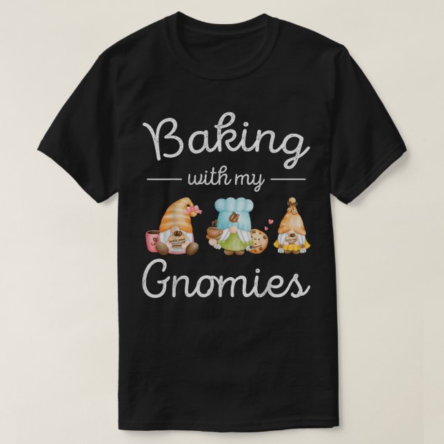 T-shirt Gnomes de cuisine femmes Gnome Baker (Design devant)