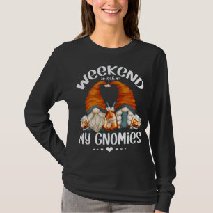 T-shirt Gnomes de fin de semaine drôle Bourbon Lover migno