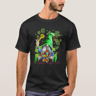T-shirt Gnomes de sensibilisation à l'autisme Shamrock St
