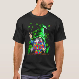 T-shirt Gnomes de sensibilisation à l'autisme Shamrock St