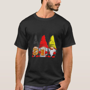 T-shirt Gnomes drôle Oktoberfest Allemagne Drapeau Beer Mu