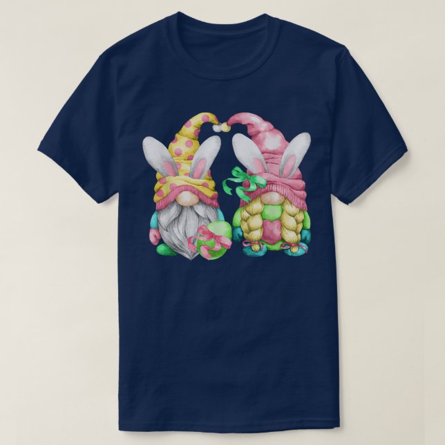 T-shirt Gnomes Ear Bunny Uniques Pour Femmes & Gardener Po (Design devant)