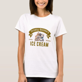 T-shirt Gnomes gelés Crème glacée délicieuse crémeuse
