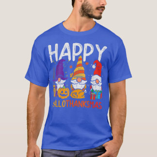 T-shirt Gnomes Hallothanksmas Halloween Thanksgiving