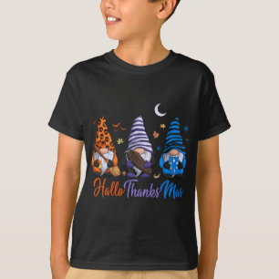 T-shirt Gnomes Halloween Thanksgiving Christmas Happy Hall