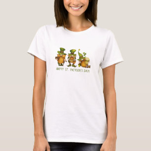 T-shirt Gnomes irlandais mignons Bonne St Patrick's Day