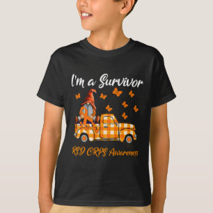 T-shirt Gnomes Je suis un survivant Rsd Crps sensibilisati