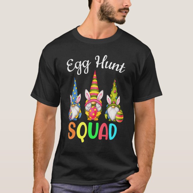 T-shirt Gnomes Joyeux Jour de Pâques Gnomes Bunn (Devant)