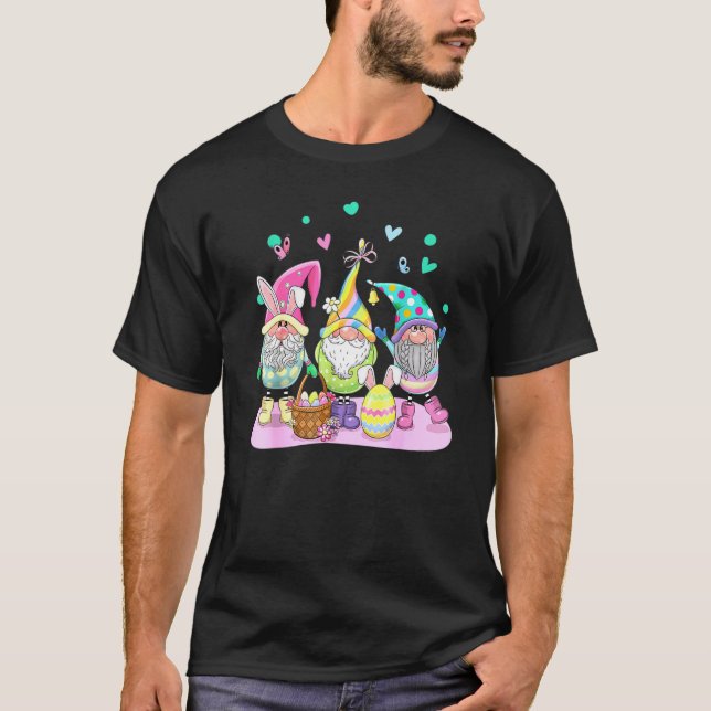 T-shirt Gnomes mignonne Oeufs de l'Ester Vêtements de la f (Devant)
